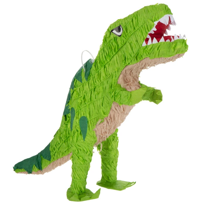 Kids Birthday Party Supplies Photo Props Woodland Design Pinata for Candy or Toys Green Dinosaur Paper Pinata