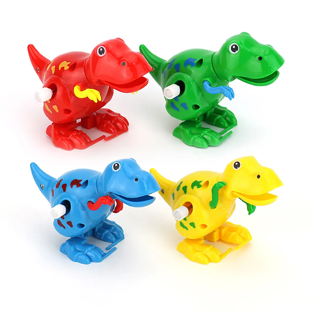 Cartoon Walking Dinosaur Toy Tyrannosaurus Rex Clockwork Toy Candy