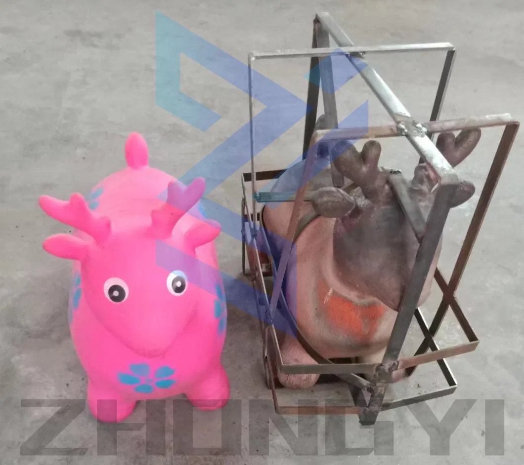 PVC Dog Build Jumping Horse Dinosaur PVC Ball Silicone Toy Making Mold