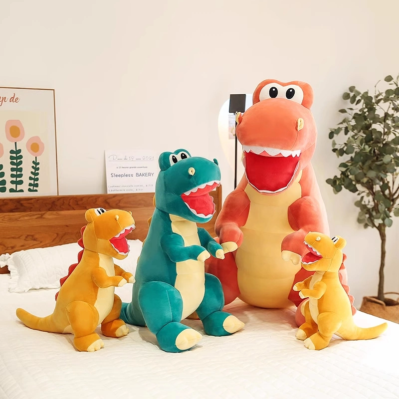 Factory Custom Multi-Color Cute Tyrannosaurus Rex Plush Toy