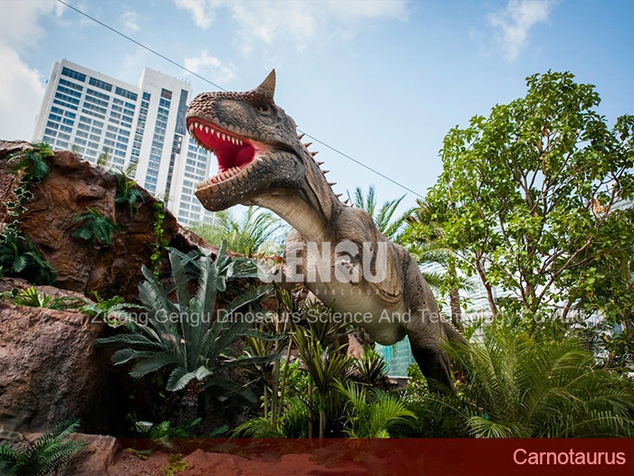 Life Size Theme Park Animatronic Dinosaur Toy with Voice