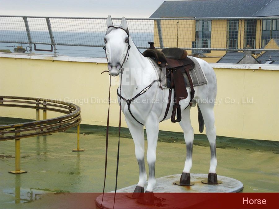 Static Horse Sculpture Artificial Animal Model