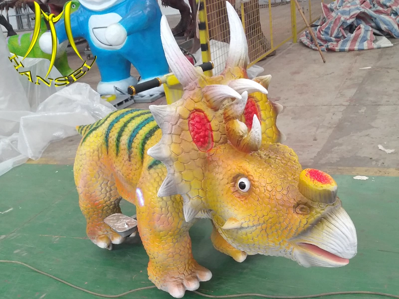 Hansel Amusement Park Entertainment Dinosaurs Electric Walking Dinosaur Scooter