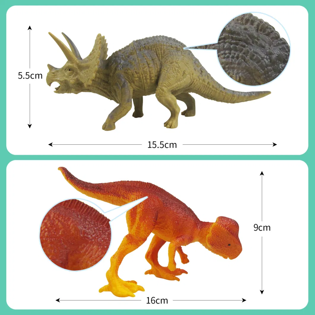 Realistic Dinosaurs Plastic Assorted Dinosaur Figures Jurassic Dinosaur World Series Velociraptor Figure Children&prime; S Toys
