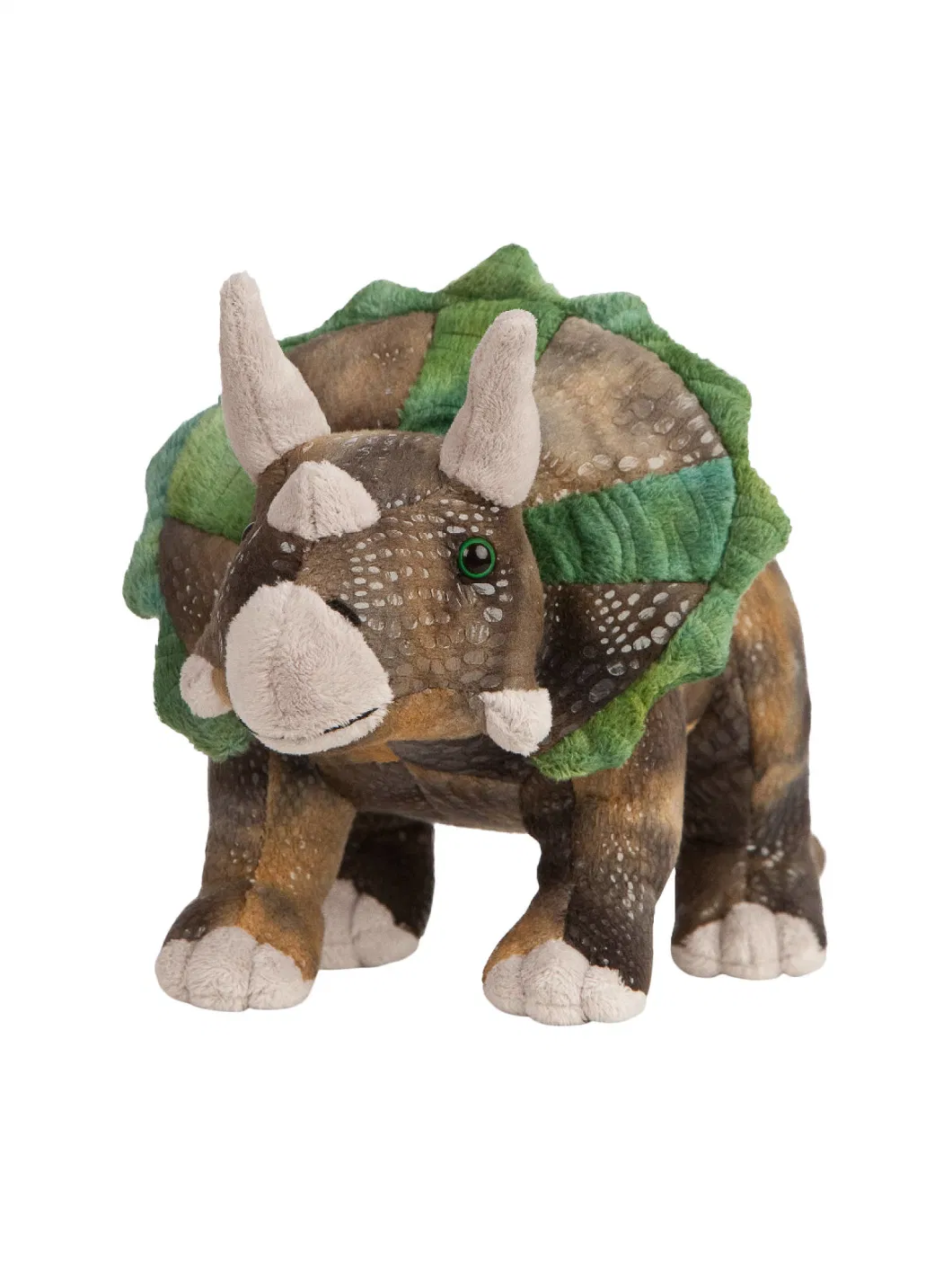 OEM Cute Spike Simulation Triceratops Stuffed Toy Dinosaur