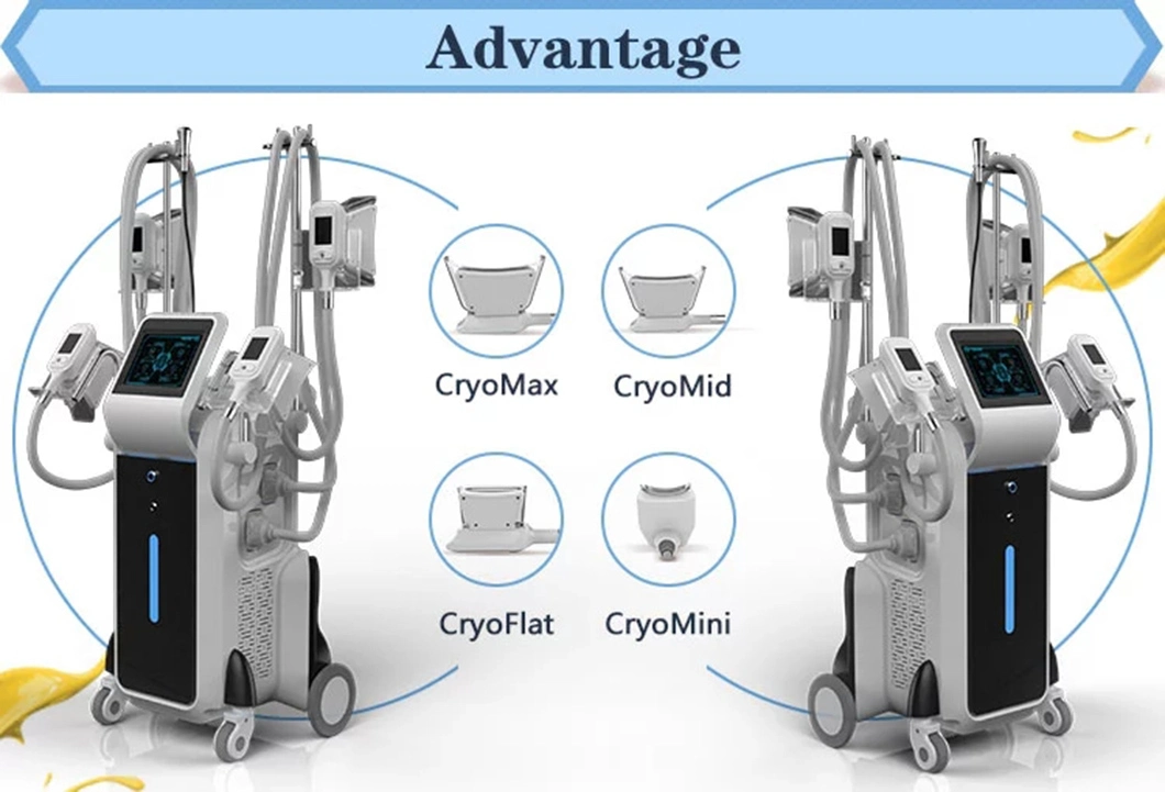 LED Coolshape Cooling Heating Cellulite Cryo 4 Handles Fat Freezing Body Sculptor Machine