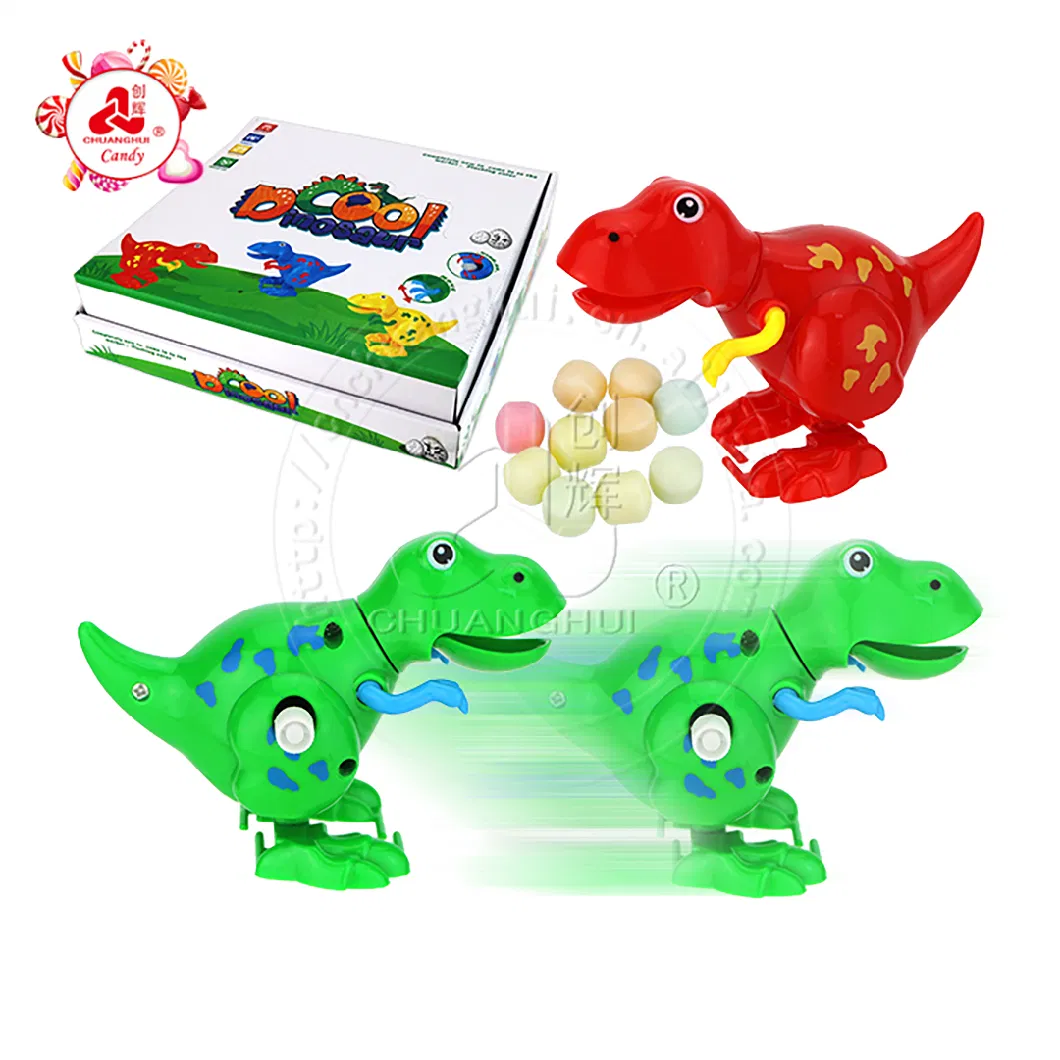 Cartoon Walking Dinosaur Toy Tyrannosaurus Rex Clockwork Toy Candy