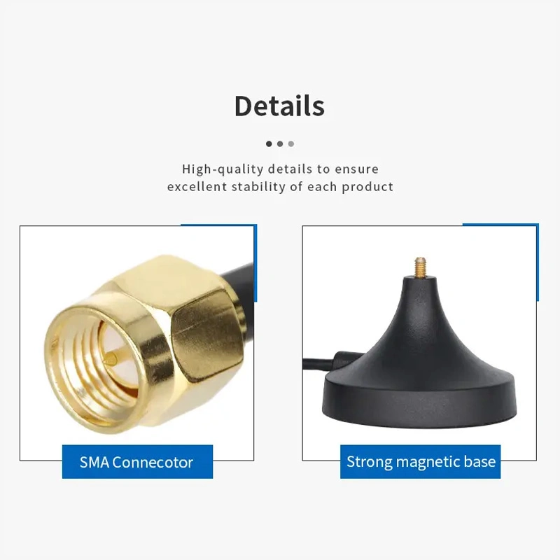 698-2700MHz 7dBi 3G 4G 5g LTE Magnetic SMA Connector Antenna