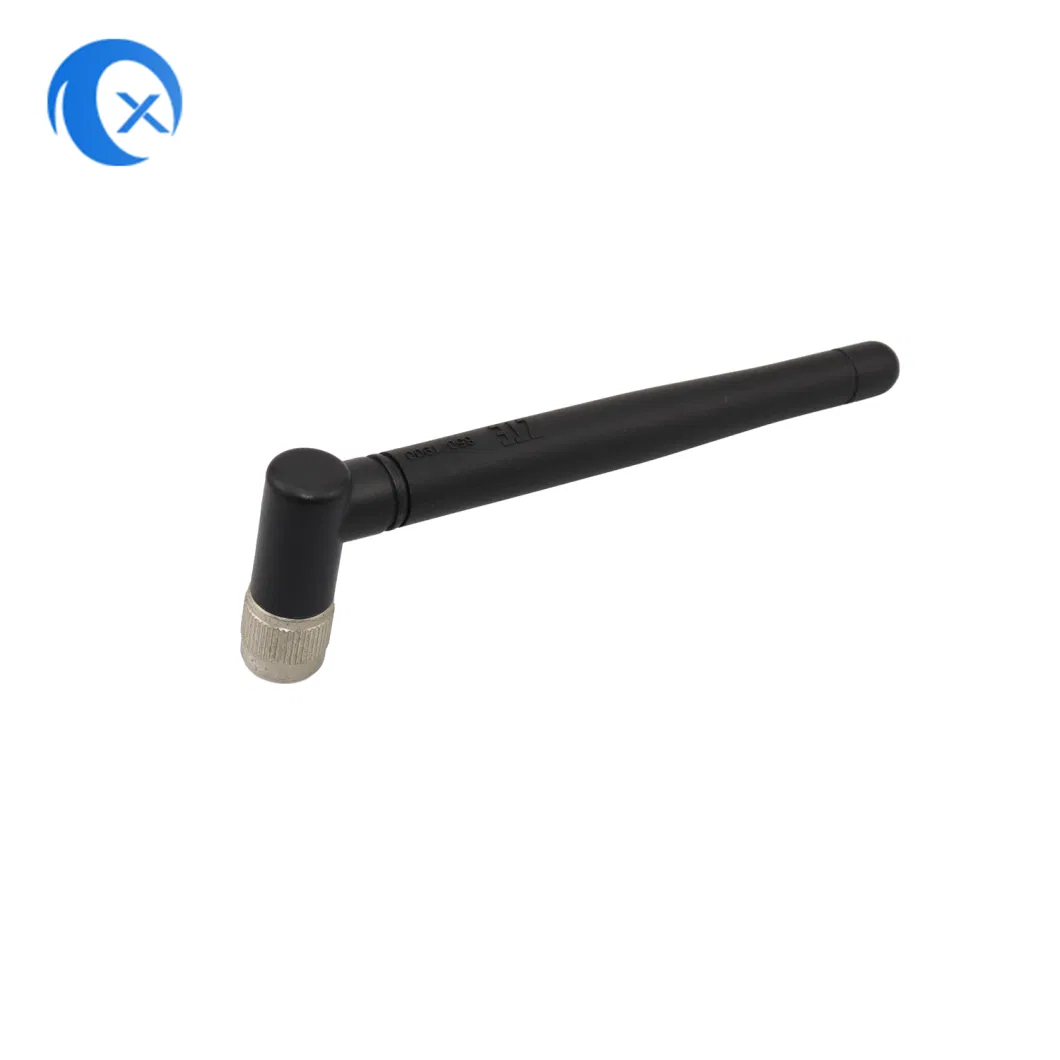2.4/5.8g 90 Degree External Rubber Duck WiFi Antenna with SMA Male Connector