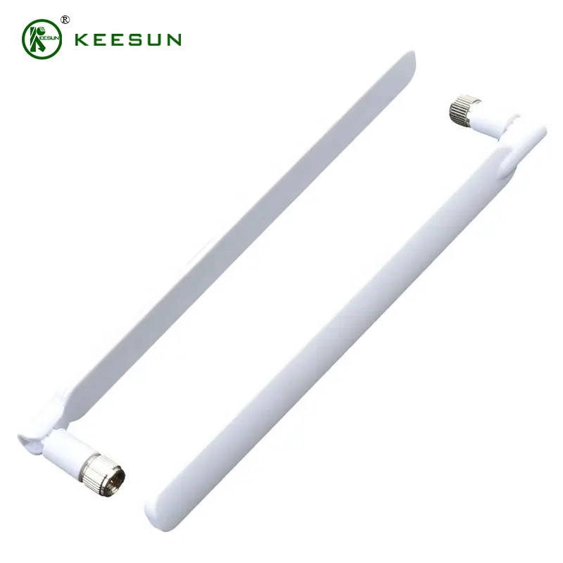 White Color Omnidirectional 433MHz 4G LTE Antenna with External SMA Male Connector