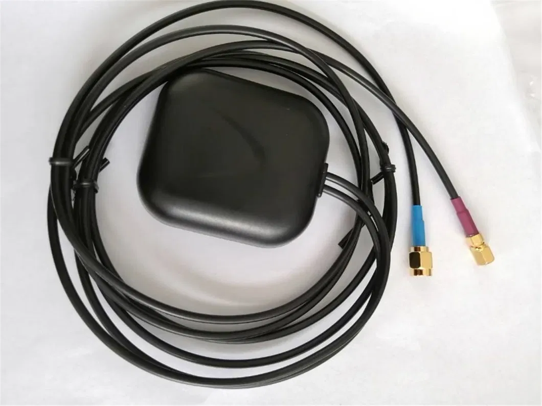 Magnetic GPS and GSM Combo SMA Male Connector Antenna