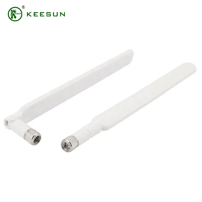 White Color Omnidirectional 433MHz 4G LTE Antenna with External SMA Male Connector