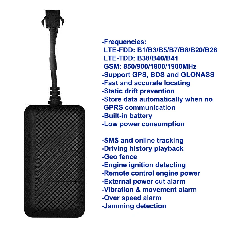 Factory Source Free Tracking 4G LTE Car Monitoring GPS Live Tracker Locating Device GSM GPRS High Accuracy