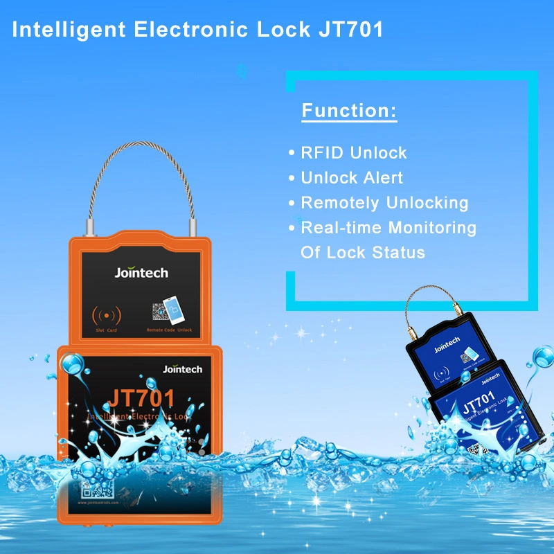 Jointech Jt701 Padlock Logistic Truck GPS Tracker Cargo Fleet Management Solutions Container Lock Software System