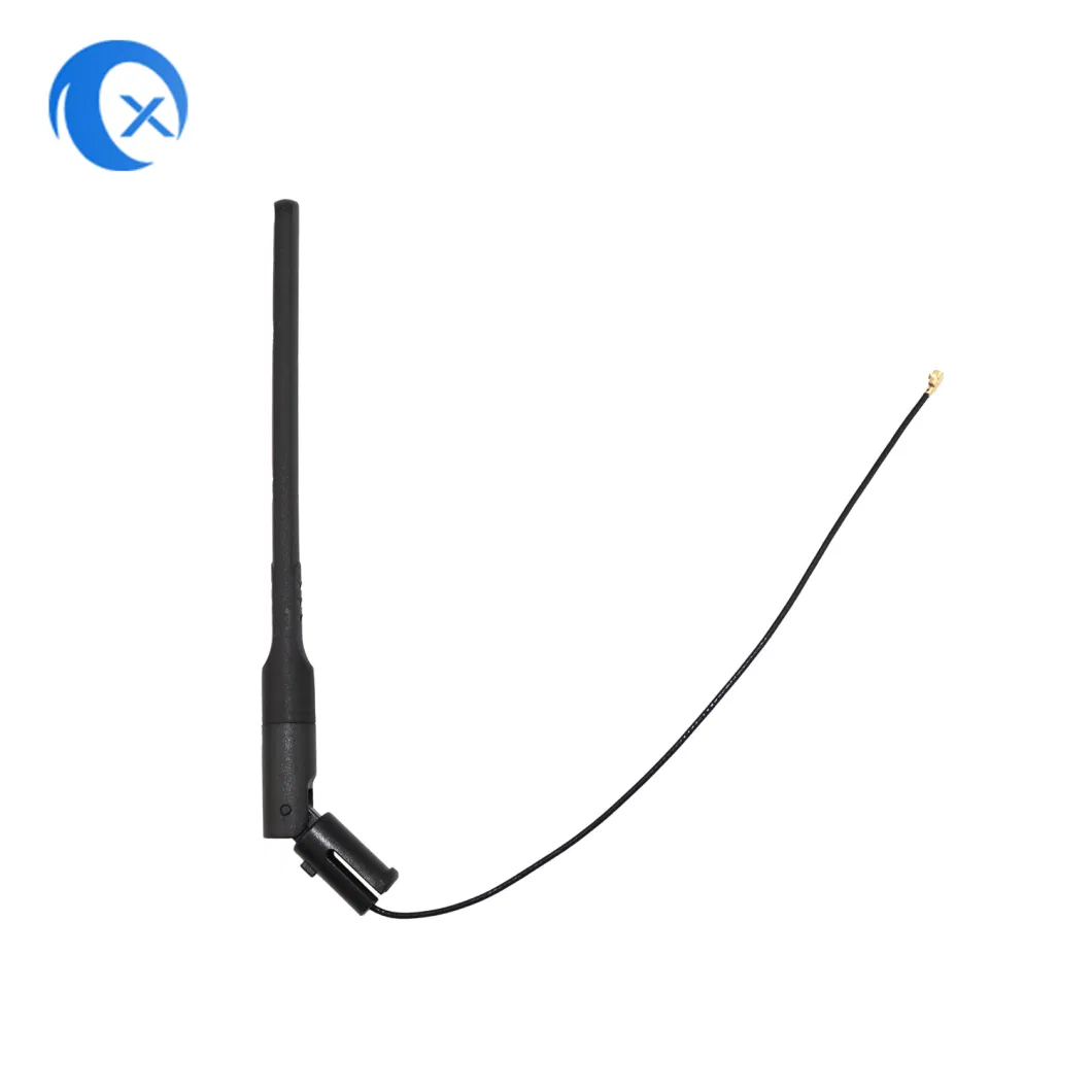 2.4G External Swivel Rubber Duck WiFi Antenna with Flying Cable/Wire Ipex Connector