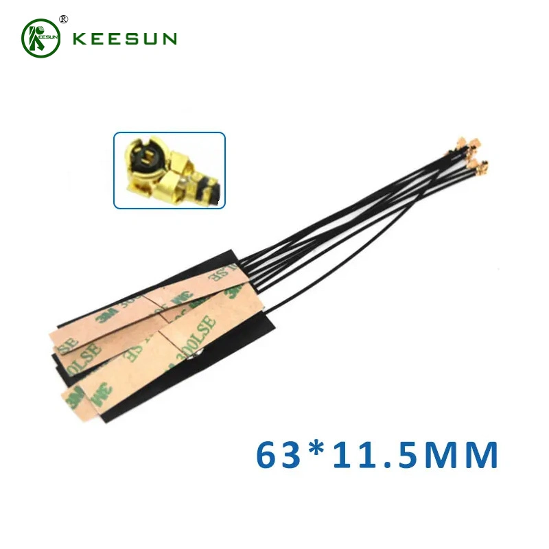 2.4G WiFi 2400-2500MHz Flexible Built-in FPC 3dBi Gain Ipex Connector Antenna