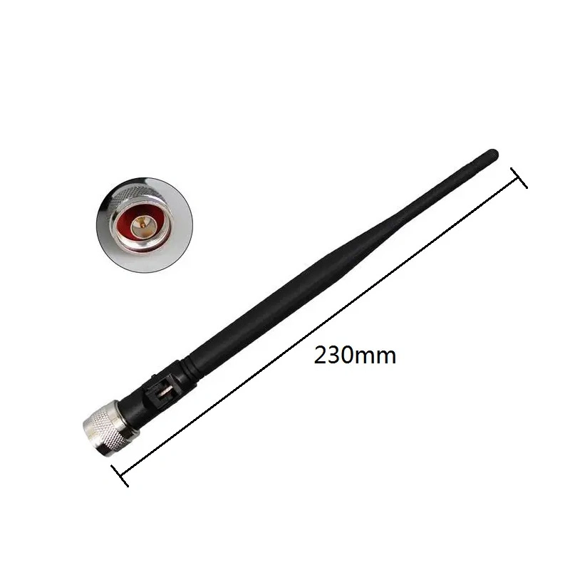 230mm 900MHz Cell Phone Signal Booster GSM Rubber Indoor Stick Antenna with N-Male Connector