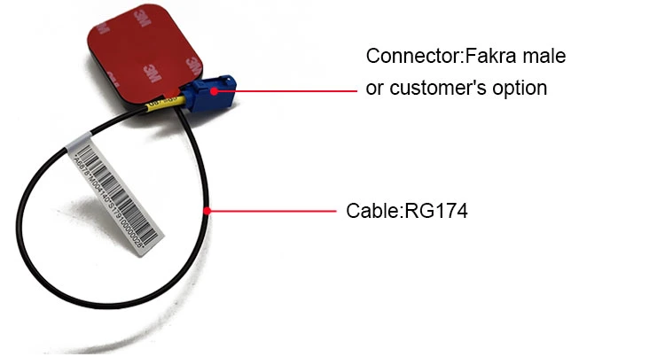 Jca209 Free Sample External Active GPS Antenna with Fakra Connector