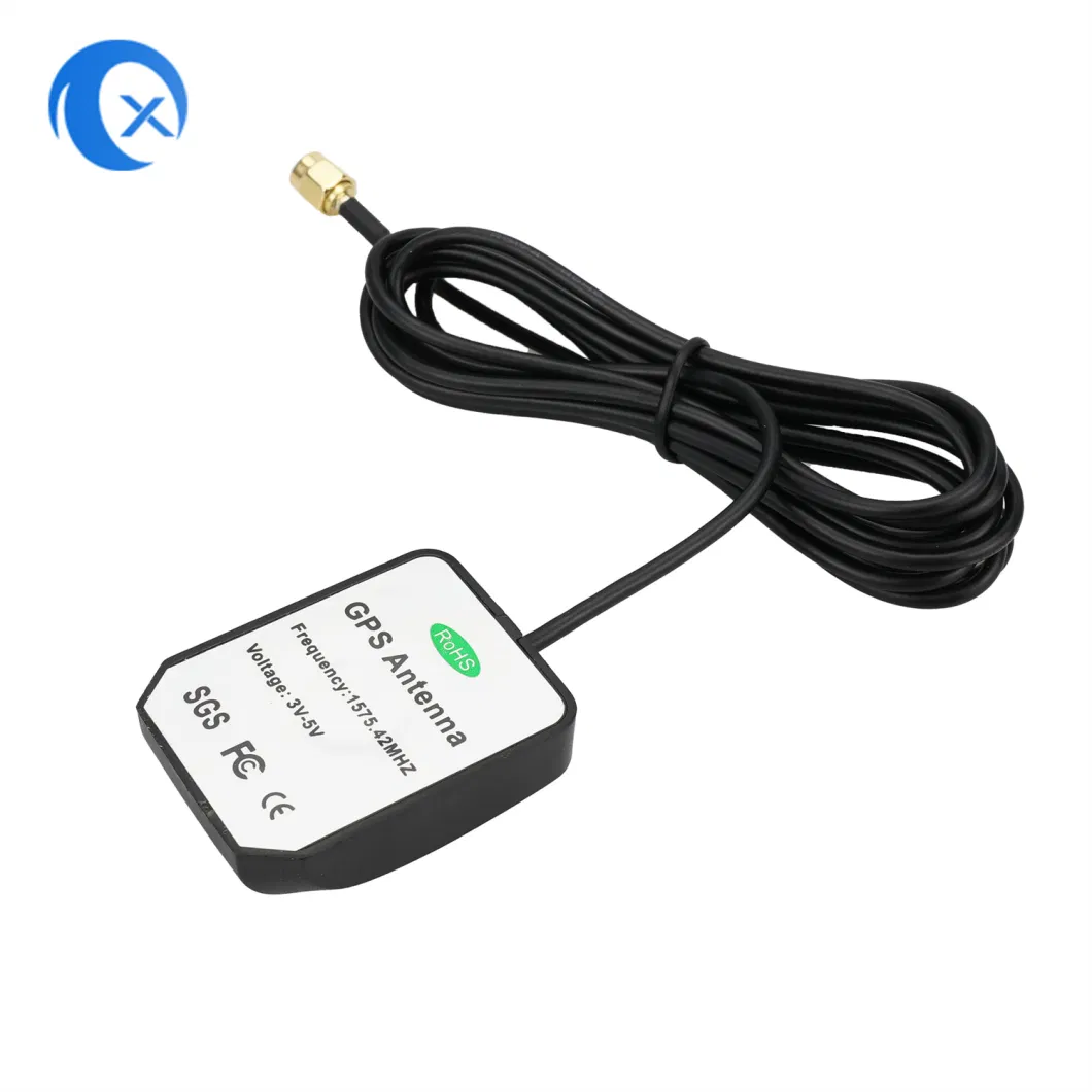 1575.42MHz GPS Antenna with Two Amplification Car DVD Navigation GPS Active Antenna 3m Meters SMA Male Connector