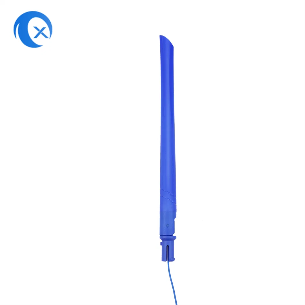 2.4G External Foldable High-Gain 5dBi Indoor Omni Directional Blue Color Ap Router CPE WiFi Antenna with Cable