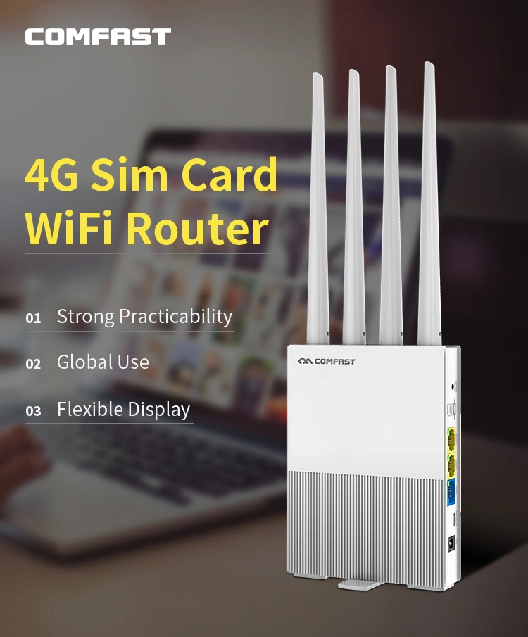 Comfast Wireless 4G LTE Router WiFi RJ45 Modem WiFi 300Mbps Best 4G WiFi Router