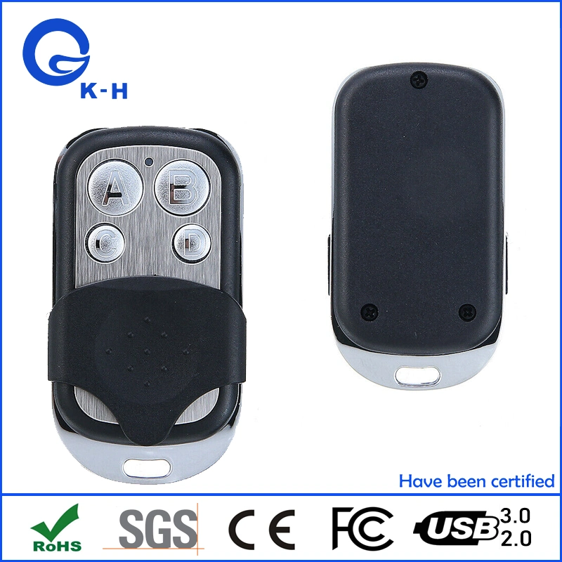 4 Buttons 433MHz RF Garage Door Gate Lock Rolling Code Remote Control