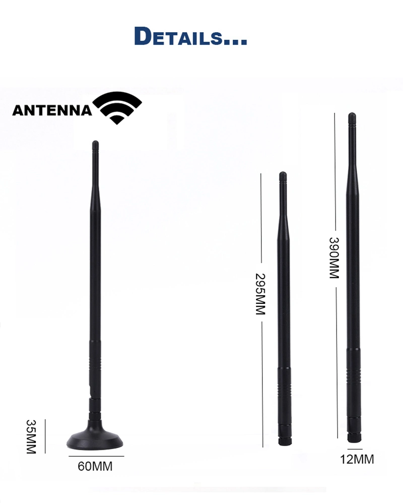 WiFi Router 868MHz Router Ap Antenna with SMA Connector on Magnetic Base