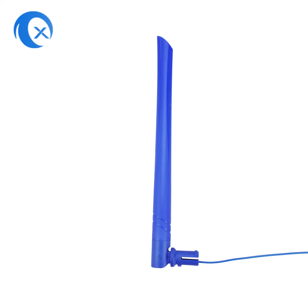 2.4G External Foldable High-Gain 5dBi Indoor Omni Directional Blue Color Ap Router CPE WiFi Antenna with Cable