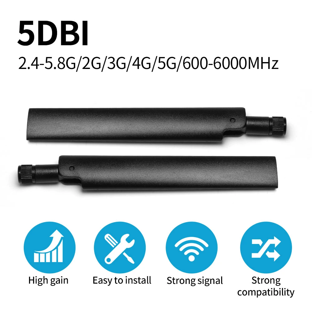 The Factory Price Omni 5dBi 3G 4G 5g LTE Antenna with SMA Male Plug