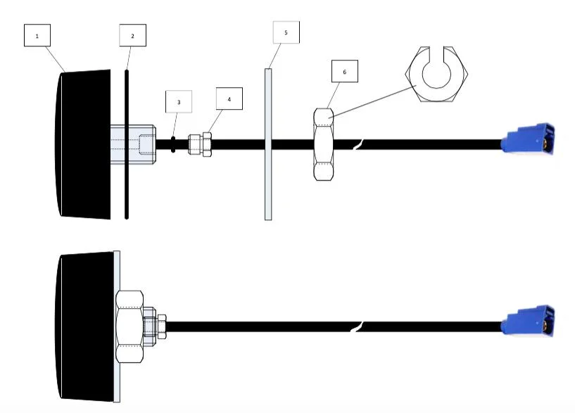 High-Quality GPS/Glonass Antenna with SMA Male Connector