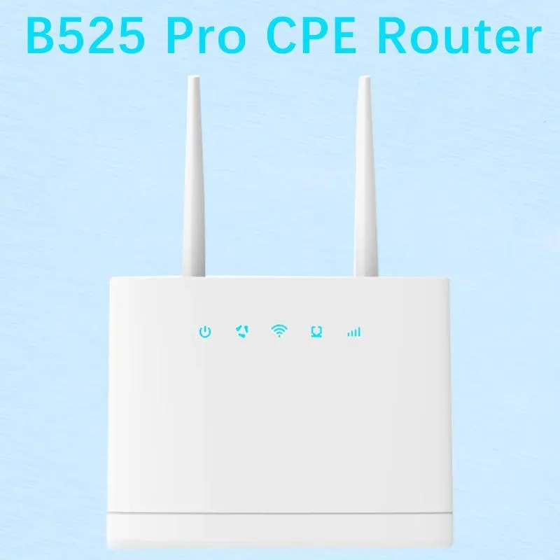 Factory Supply B525 PRO Unlocked 4G LTE CPE Router WiFi Routers WiFi Hotspot Mobile Wireless