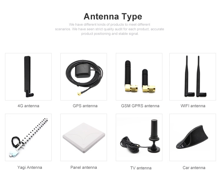 White 10dBi 4G LTE Antenna with External SMA Male Connector