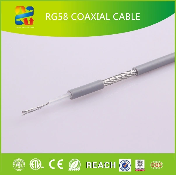 Super 50 Ohm RF Coax Rg58 CCTV Cable Low Loss Audio Flexible for GPS GSM 3G 4G LTE 5g Antenna Audio Coaxial Cable