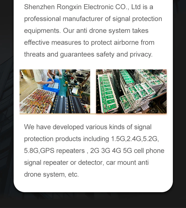 900 1.5g 2.4G 5.8g Multiband 4 Band High Gain PCB Antenna for Anti Drone Device