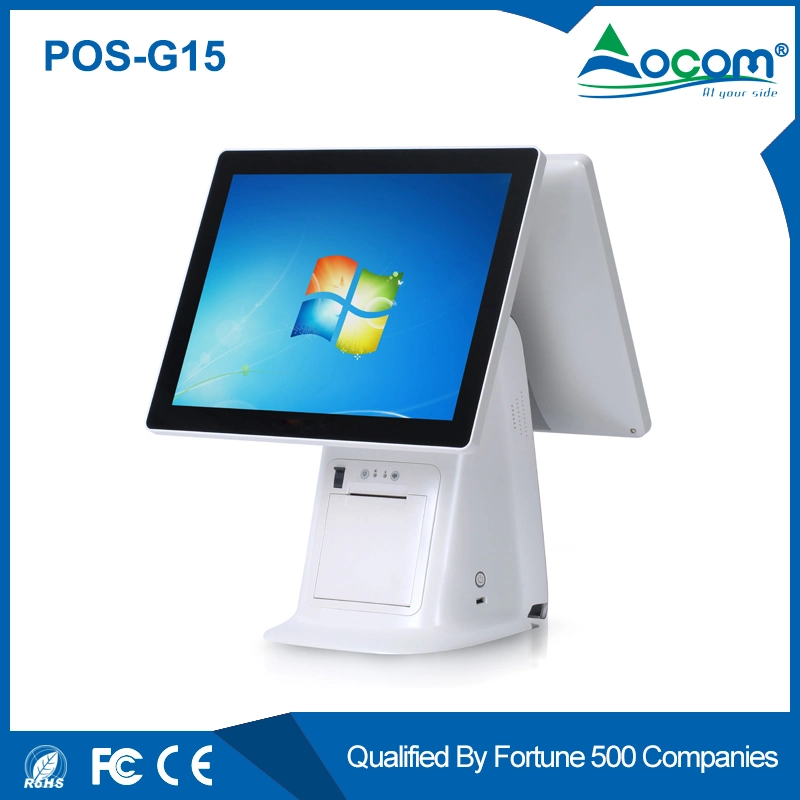 5.0 Inch GPS Agps Wireless Touch Screen Mobile POS Terminal with Printer NFC Reader