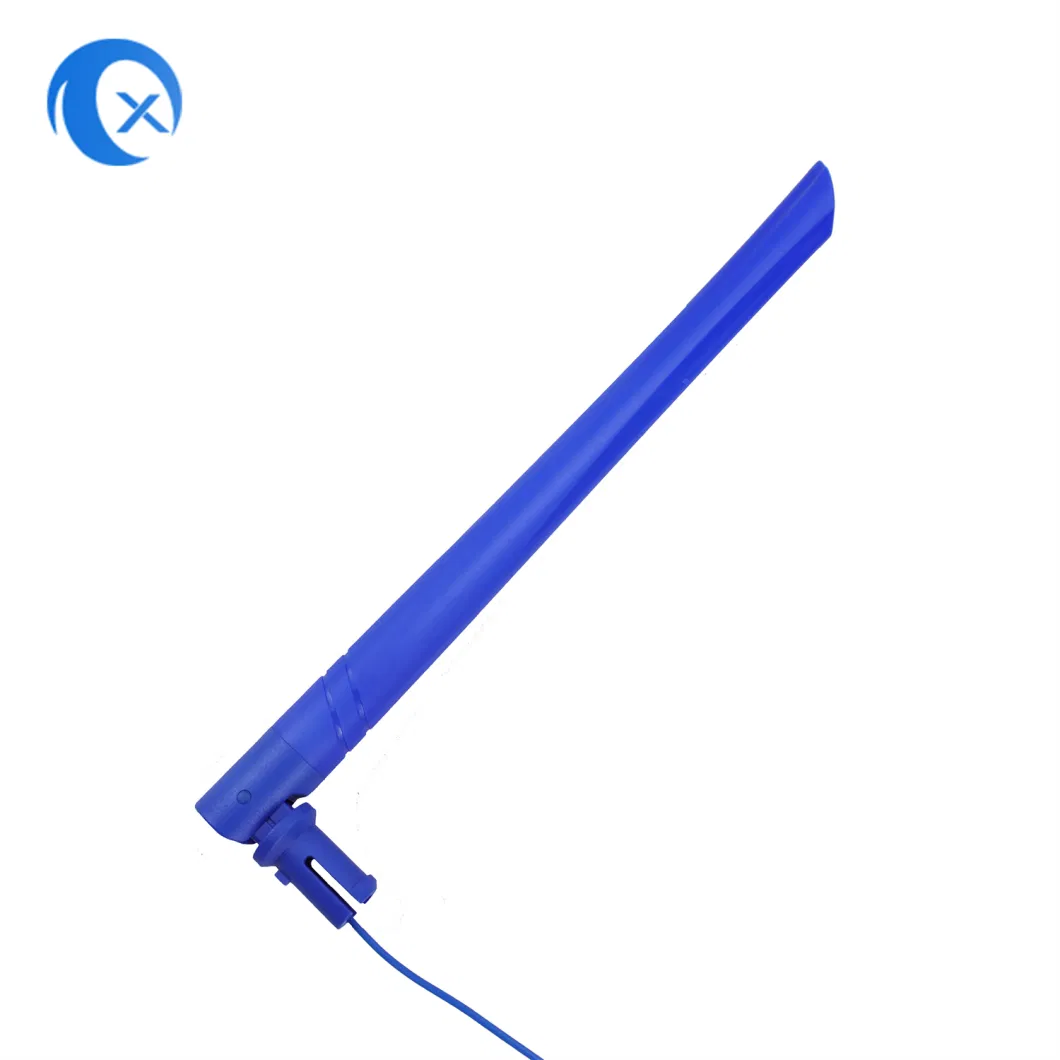 2.4G External Foldable High-Gain 5dBi Indoor Omni Directional Blue Color Ap Router CPE WiFi Antenna with Cable