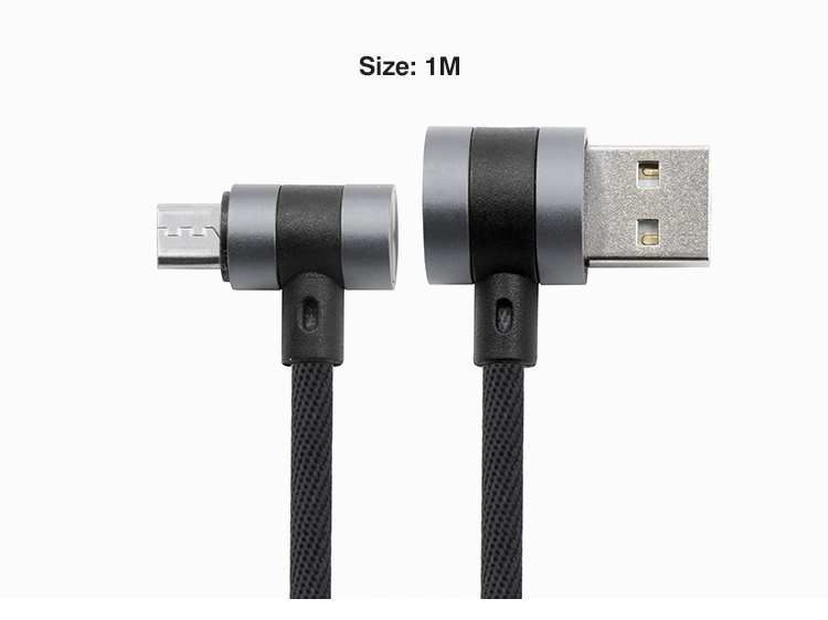 Wholesale Price Elbow Interface Design USB Data Charging Cable for iPhone