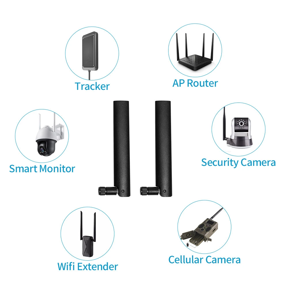135.5mm The Factory Price Omni 5dBi 3G 4G 5g LTE Antenna with SMA Male Plug