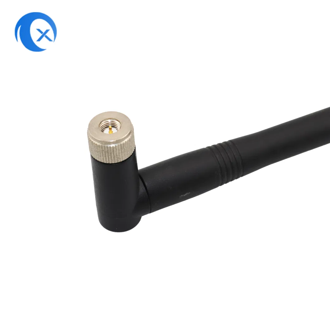 2.4G Fixed Right Angle Rubber Duck WiFi SMA Antenna for Router