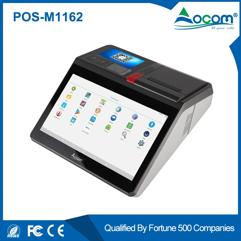 5.0 Inch GPS Agps Wireless Touch Screen Mobile POS Terminal with Printer NFC Reader