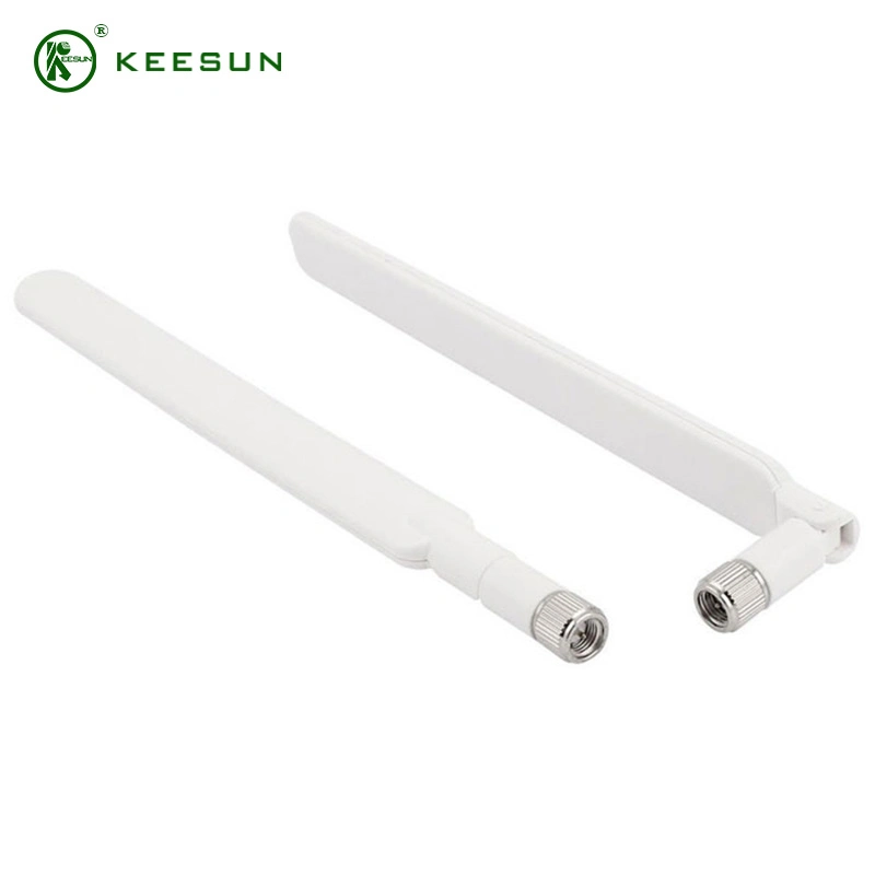 White Color Omnidirectional 433MHz 4G LTE Antenna with External SMA Male Connector
