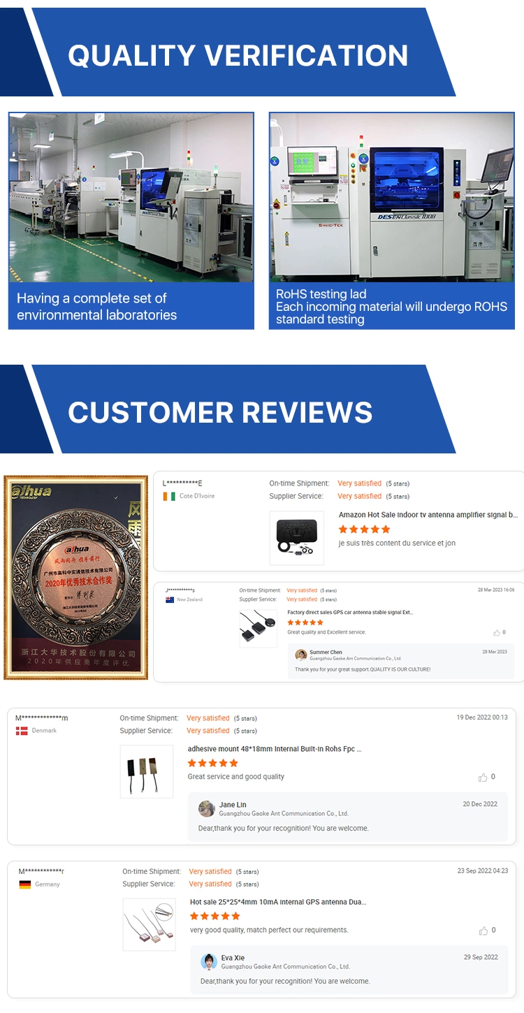 Vehicle GPS Aerial Good Quality with Low Price GPS External Antenna for Car with BNC Connector Active GPS Antenna
