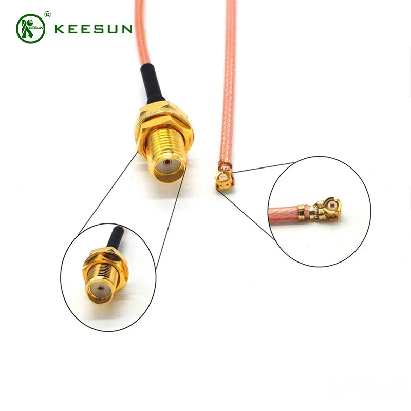 WiFi Antenna Jumper Cable RP-SMA Female Straight to U. FL Ipex Connector with Rg178 Cable