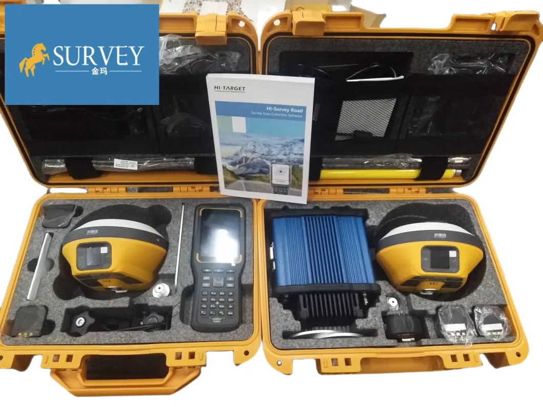 Hi-Target Surveying Gnss Rtk with External Radio and Ihand30 Controller Hi-Target V98 GPS Full Set