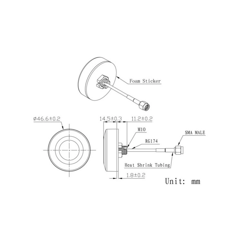 Wholesale Price Ingress Protection Active Antenna Navigation Antenna GPS Marine