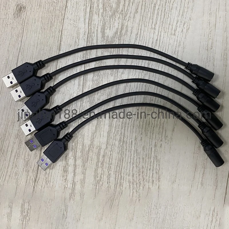 DC 3.8*1.4 USB/DC Adapter Connection Cable/Line Customized Female for Air Conditioning Suit Fan Extension Cable Available Interface Can Be Customized