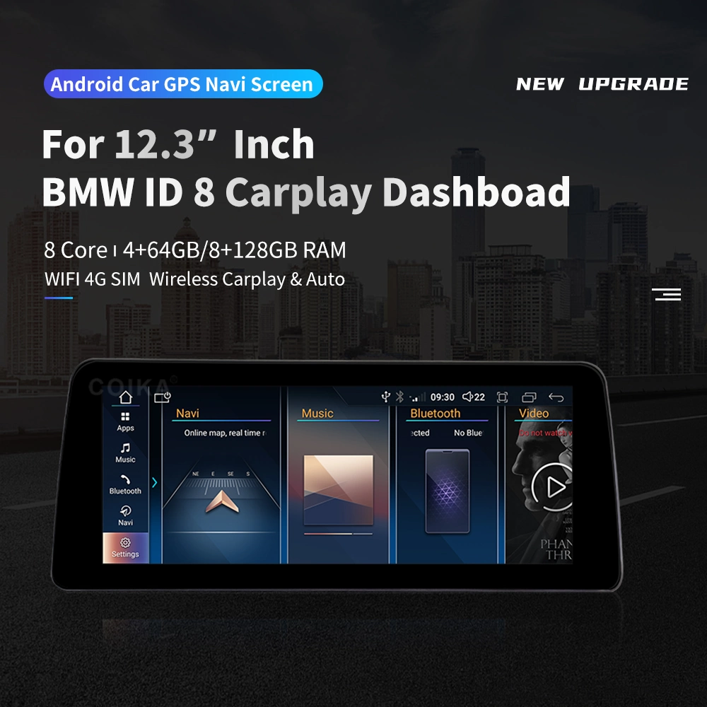 Coika 12.3 Android Car GPS Navigation for BMW F30 F31 F32 F33 F34 F36 2012-2016 Carplay Radio Player