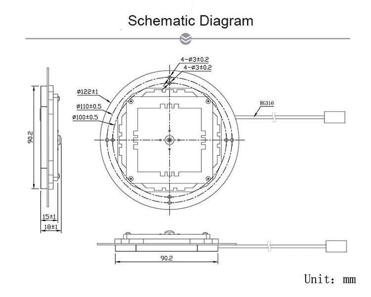 Manufacturer of High Precision Gnss GPS Glonass L1 L2 MIMO Antenna