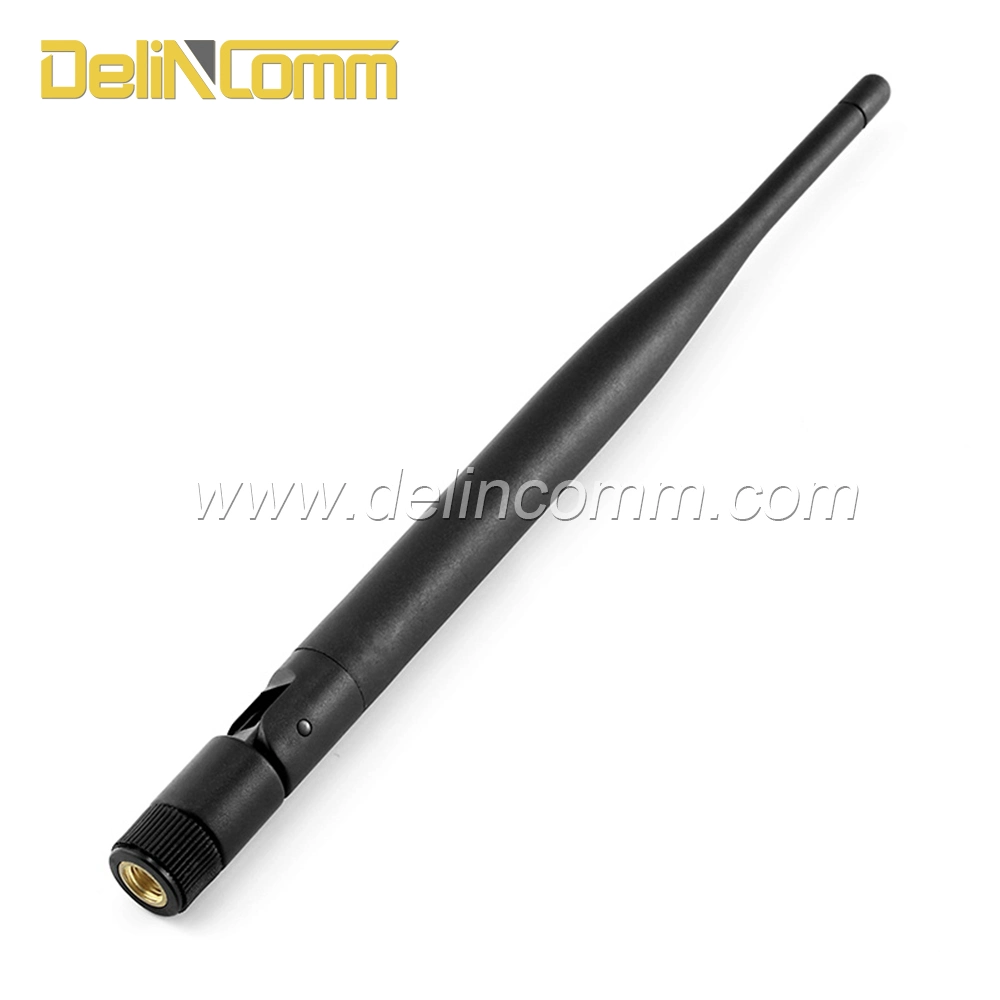 Router/Interphone/Handheld Scaner Omnidirectional 3dBi SMA Connector 2.4&5.8g Rod WiFi Magnet Antenna