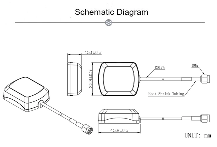 Free Sample High Quality GPS Passive Antenna